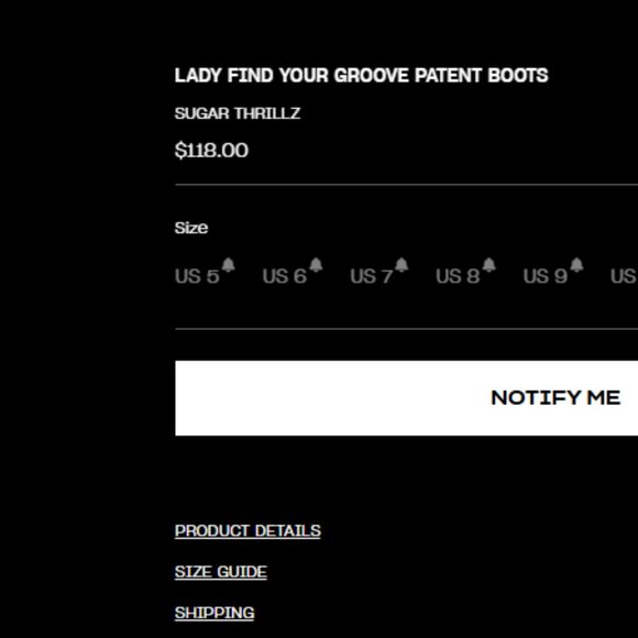 DOLLS KILL Sugar Thrillz pink patent leather Lucite heel boots - Picture 8 of 8